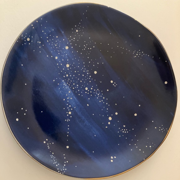 THREE West Elm Constellation Dinner Plates 9 inch - Picture 1 of 6